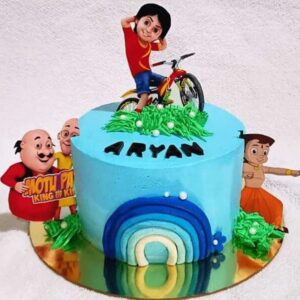 Chota Bheem cake 8