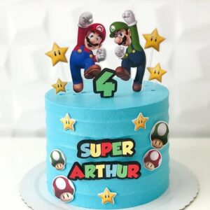 Mario Theme Cake 08