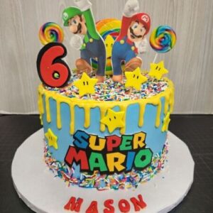 Mario Theme Cake 13