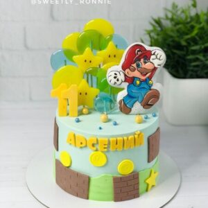 Mario Theme Cake 16