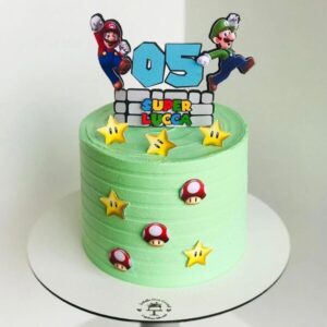 Mario Theme Cake 17