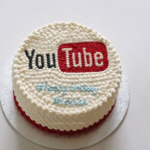 Youtube theme cake 6