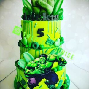 Hulk Theme Cake 11