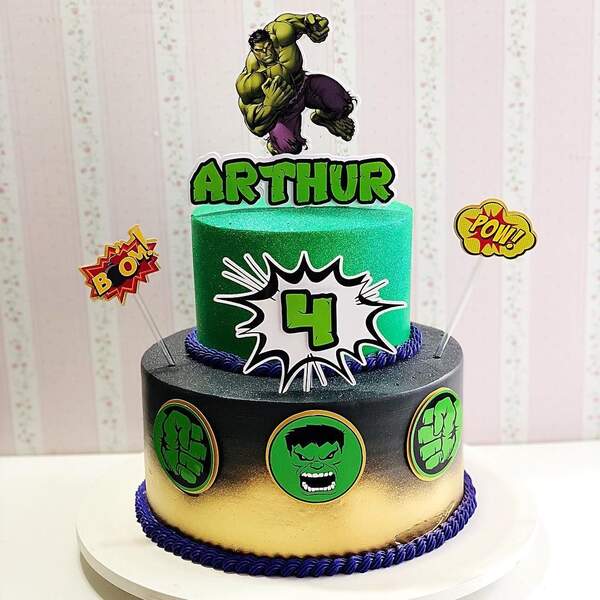 Hulk Theme Cake 07