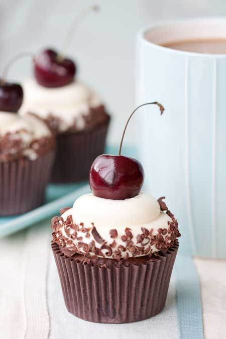 Choco Cherry Cupcake